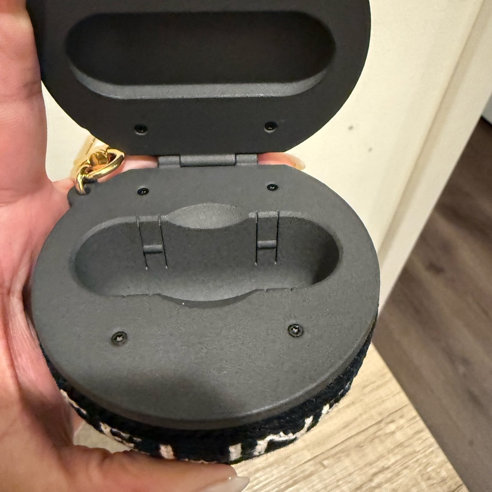 Celine Black Knit Sphere Pouch - Picture 7 of 8